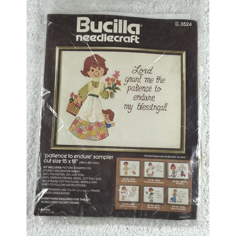 NOS Bucilla Needlecraft Kit #3524 